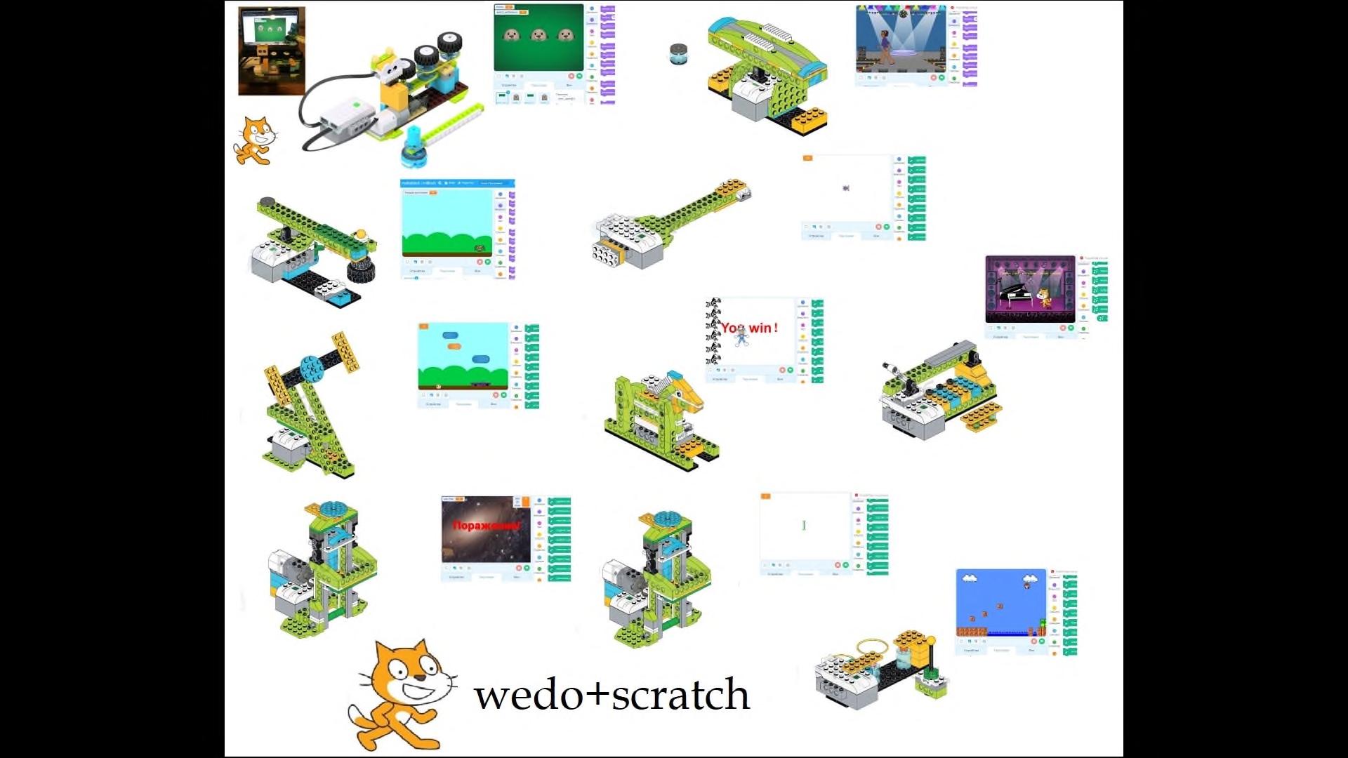 Набор из 650 инструкций по сборке WeDo 2.0 + игры Scrath, робототехника