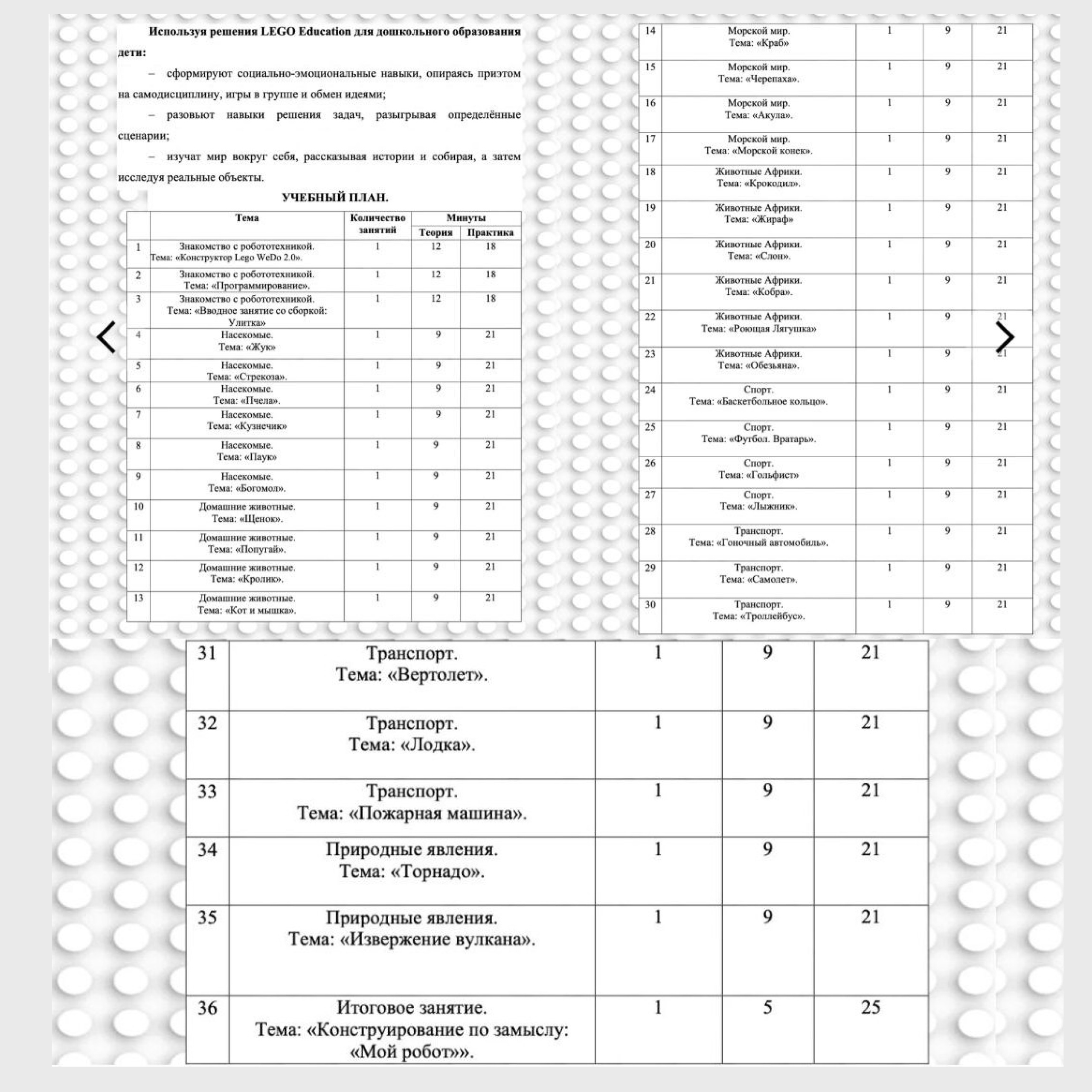 Учебная программа Lego WeDo 2.0 (1 часть), робототехника