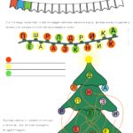 Новогодний праздник. Рабочий лист для детей 4–6 лет