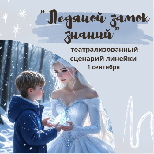 Театрализованный сценарий линейки 1 сентября “Ледяной замок знаний”