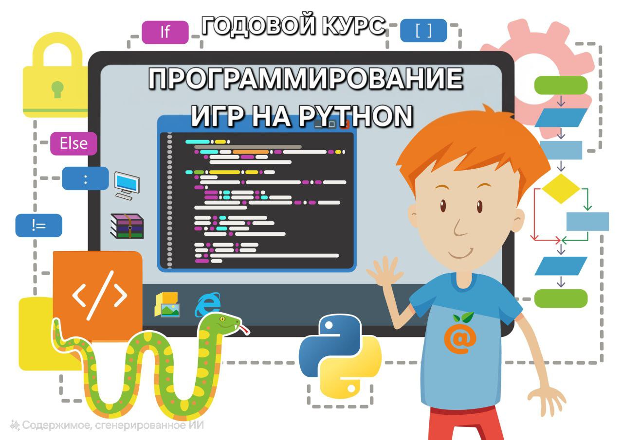 Программирование игр на Python годовой курс
