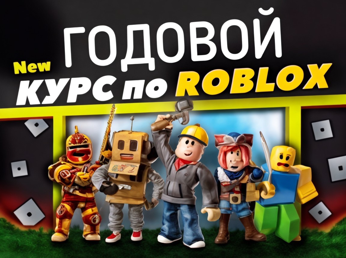 Годовой курс программирования Roblox 36 уроков 