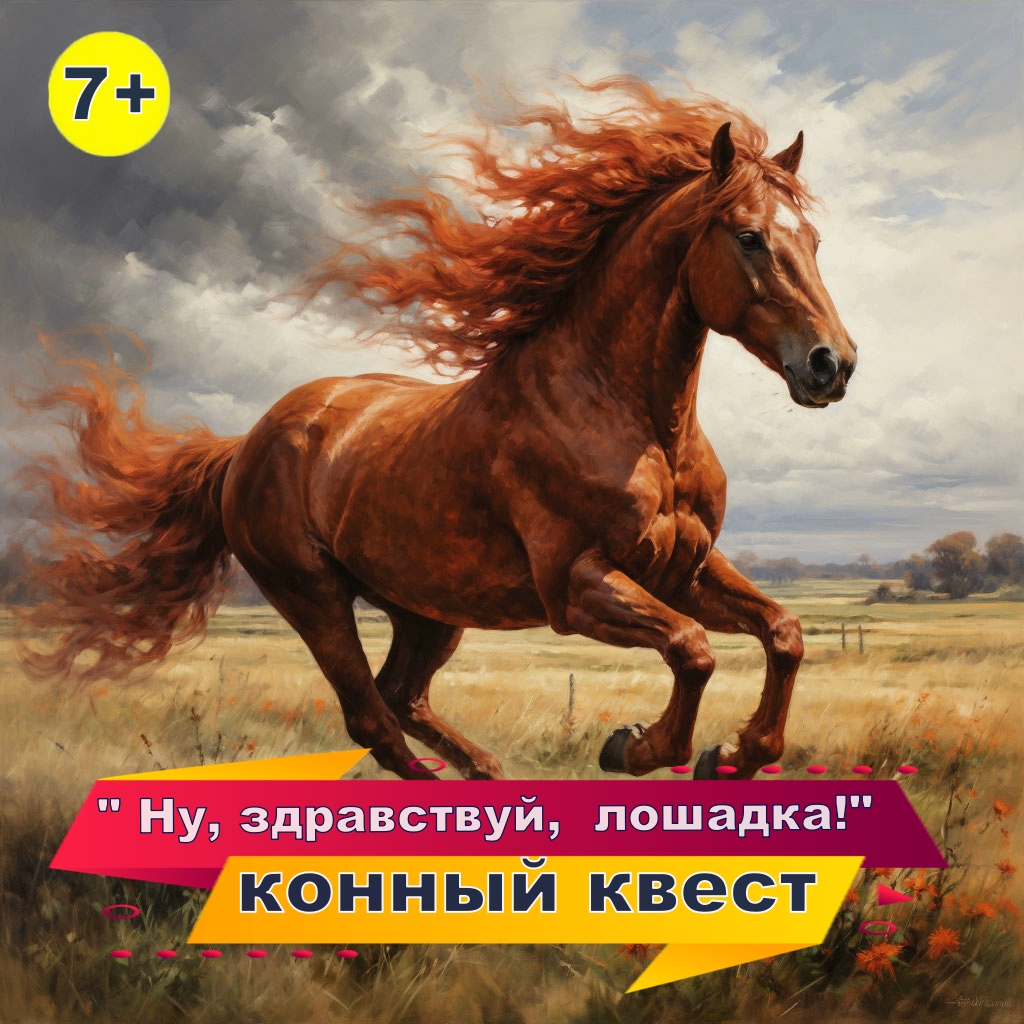 «Ну, здравствуй, Лошадка!» Игровая программа “Конный Квест” для детей от 7 лет и взрослых