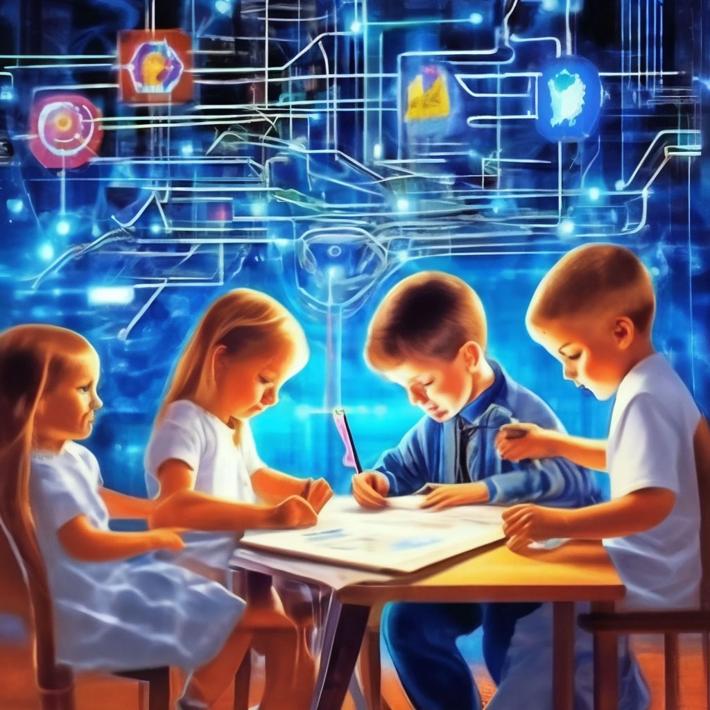 Программа “Искусственный и человеческий интеллект: неразрывный тандем современности” для развивающего детского лагеря ( 7 дней с нейросетями). 1 часть.