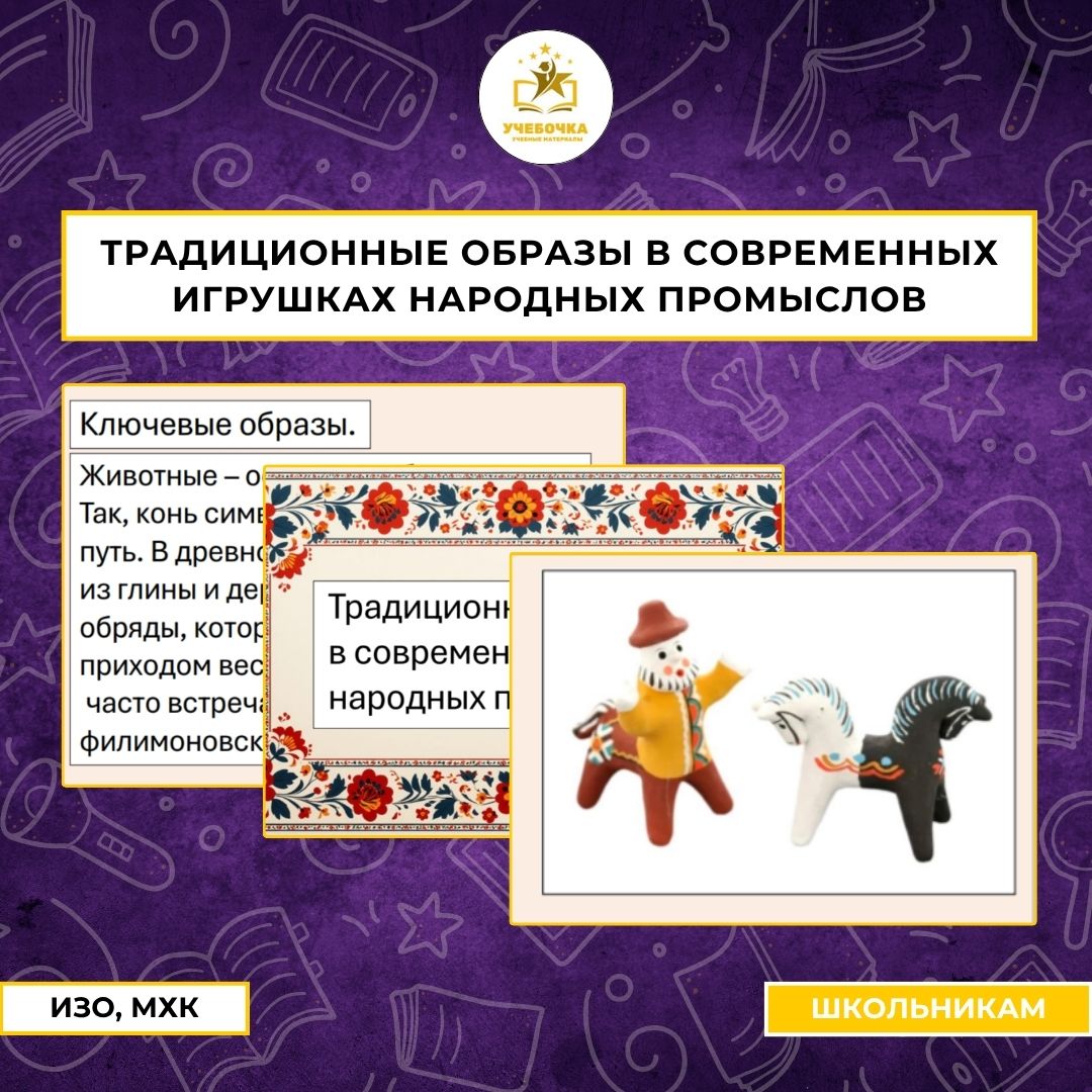 Презентация. Традиционные образы в современных игрушках народных промыслов.