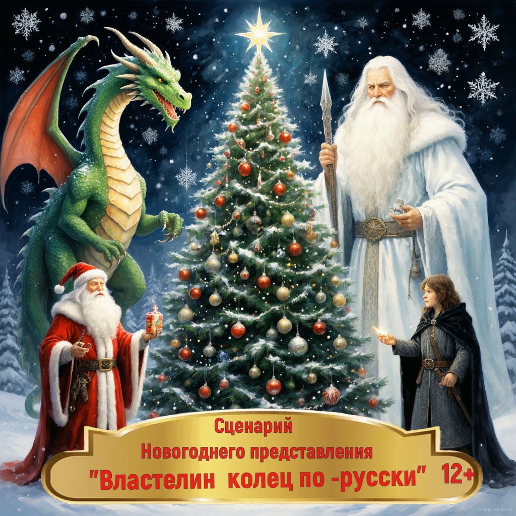 Новогоднее представление «Властелин колец по-русски.» ( по мотивам эпопеи «Властелин колец»)12+